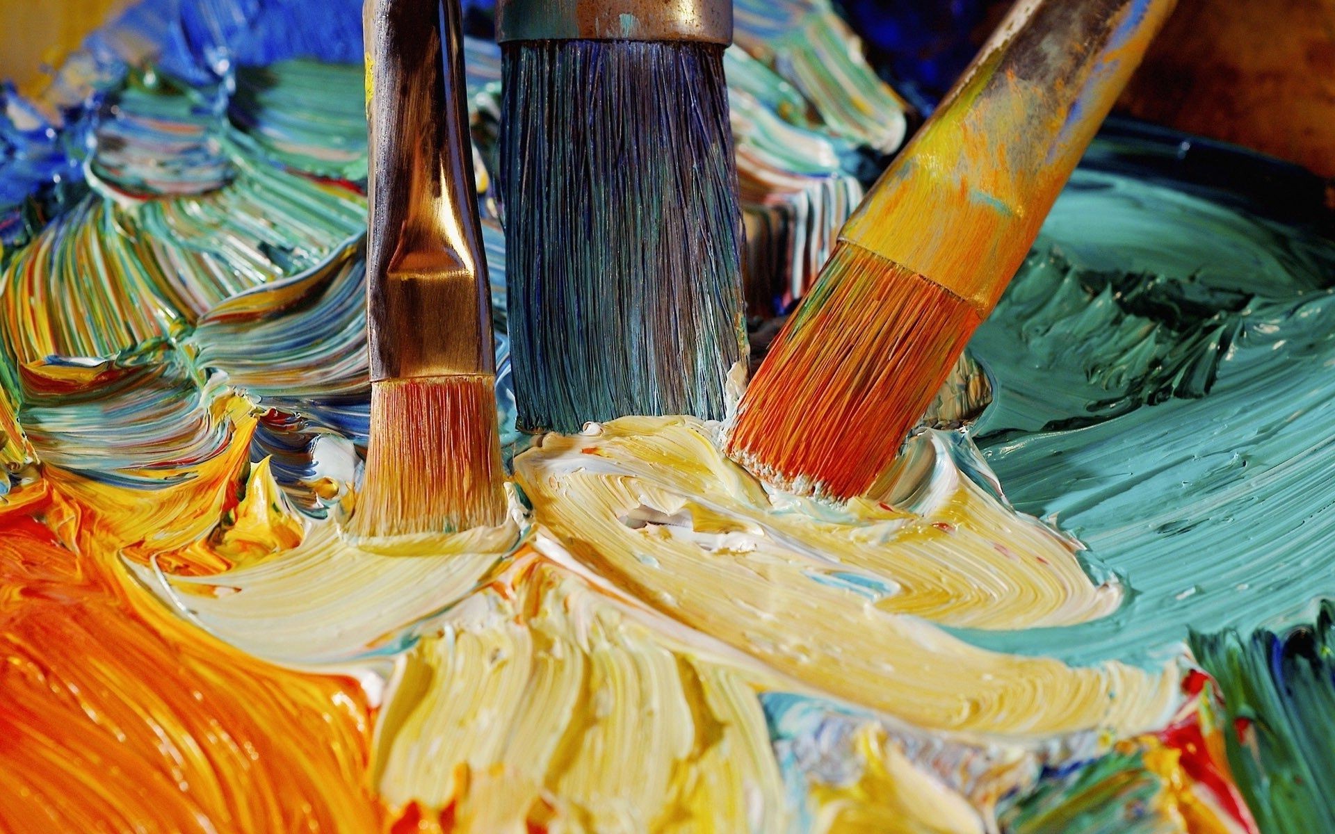 яркие краски искусство традиционные цвет щетка творчество живопись ручной работы художественный пестрый шаблон культура рабочего стола дизайн