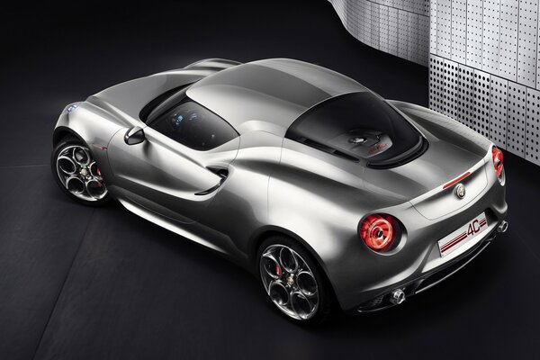 Alfa 4C concepto trasero superior