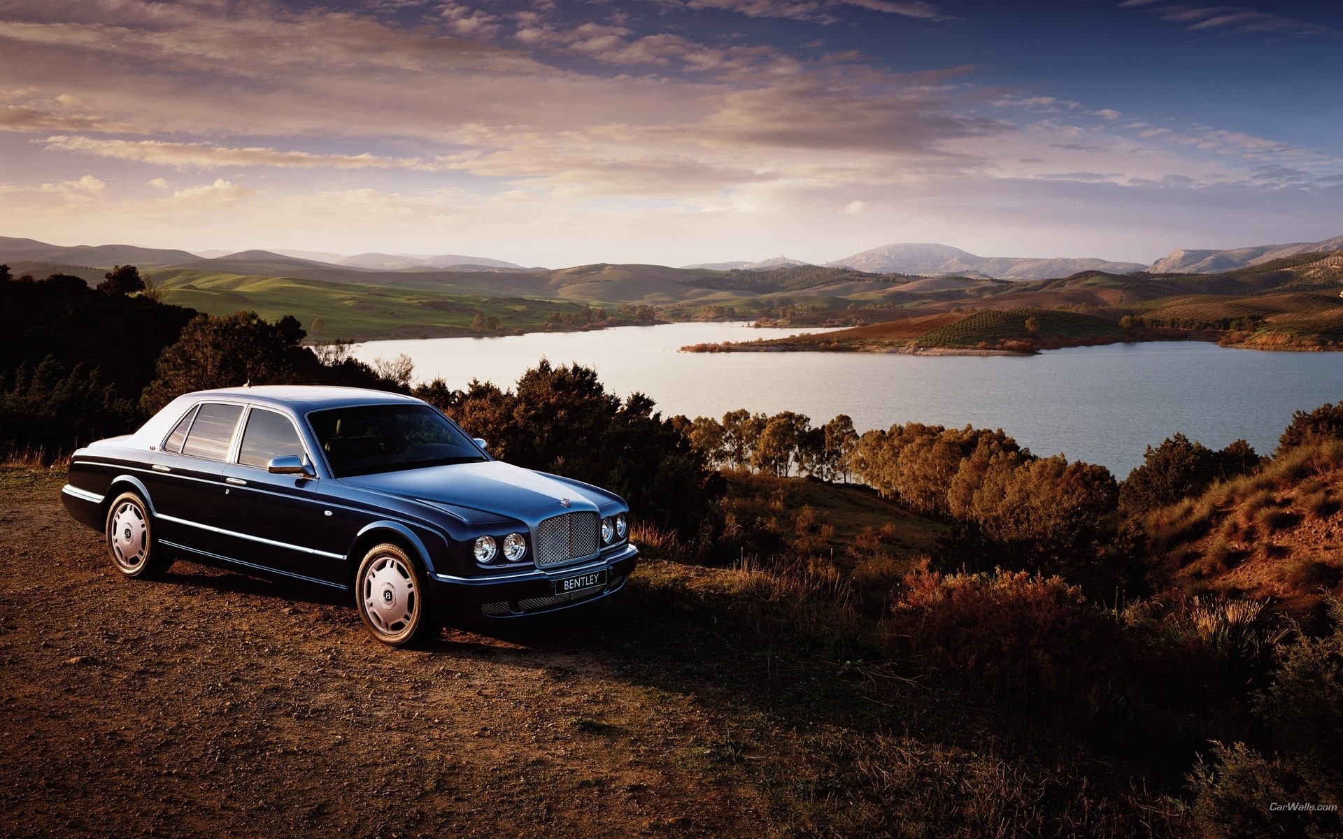 bentley tramonto paesaggio spiaggia acqua alba auto viaggi auto