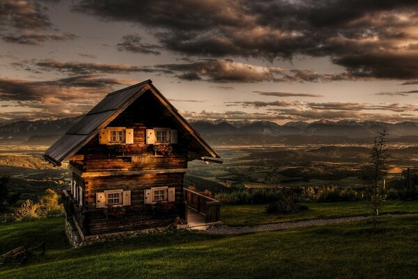 Paesaggio di casa gratis