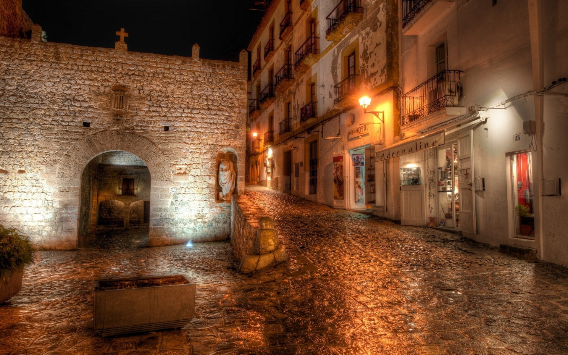 spanien architektur reisen straße stadt haus licht haus alt städtisch gasse drc licht ansicht