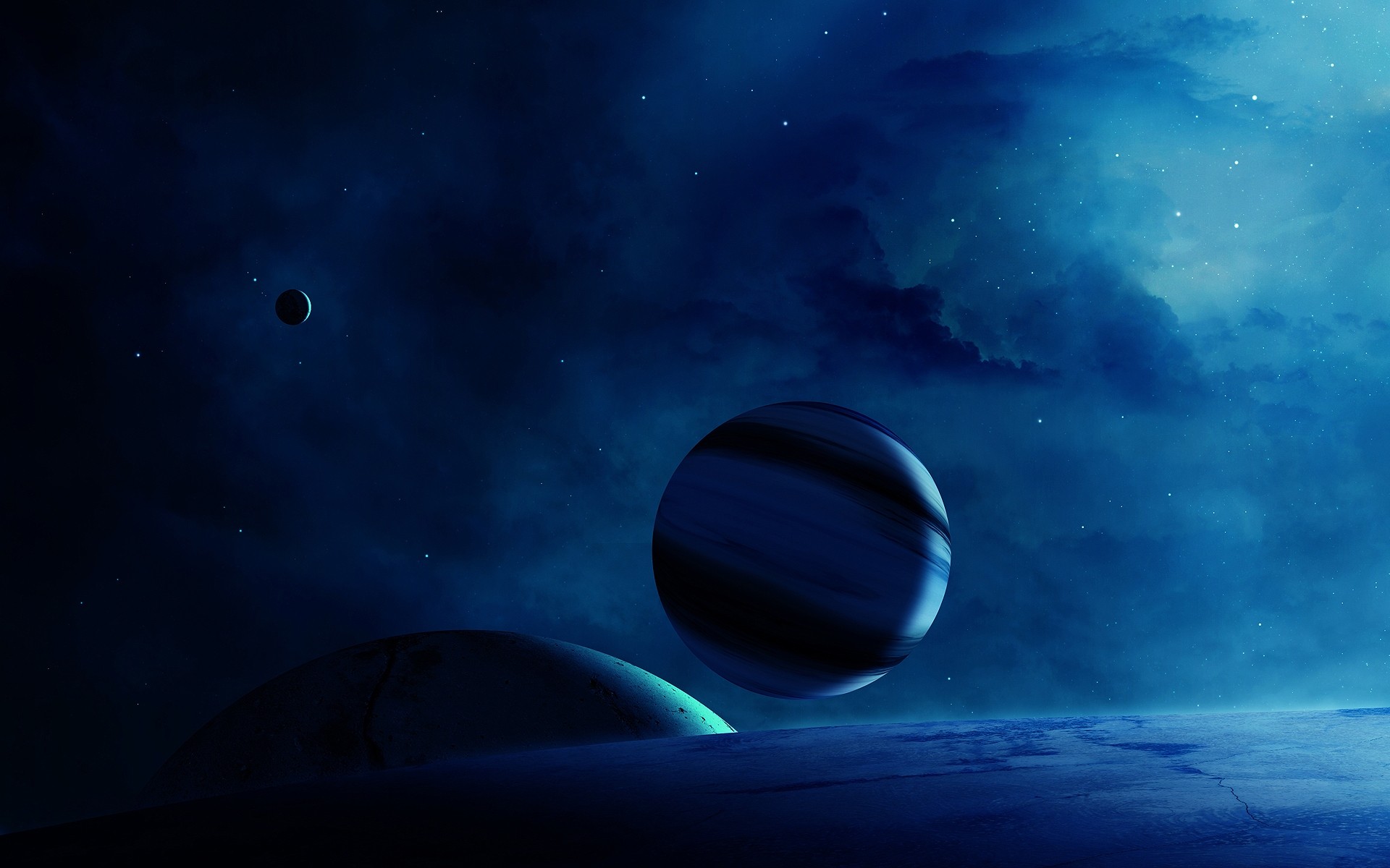 space moon astronomy planet exploration science underwater galaxy dark sky ocean water ball-shaped desktop nature atmosphere sun deep light planets stars background