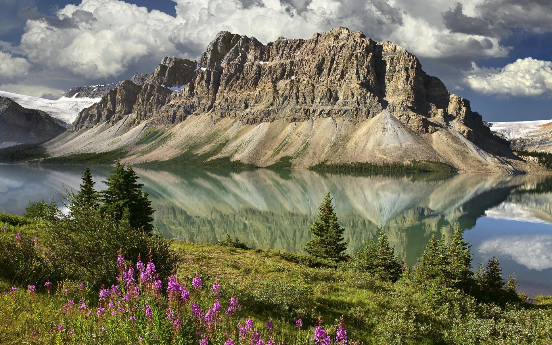 landscapes mountain landscape nature travel outdoors snow sky scenic valley wood lake water mountain peak summer clouds tres scenery