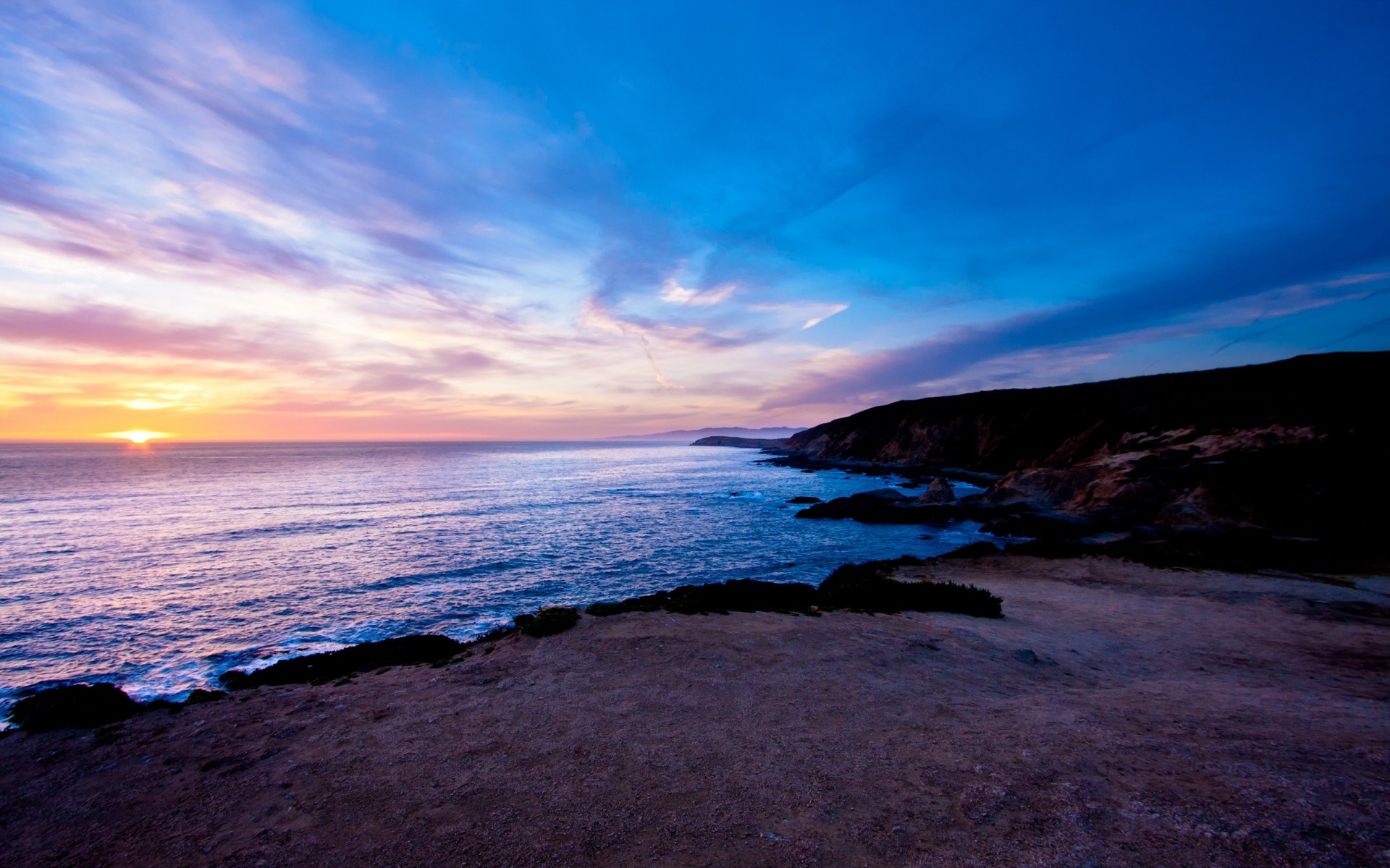 paysage coucher de soleil eau plage mer crépuscule océan soir aube mer paysage paysage ciel soleil voyage bleu