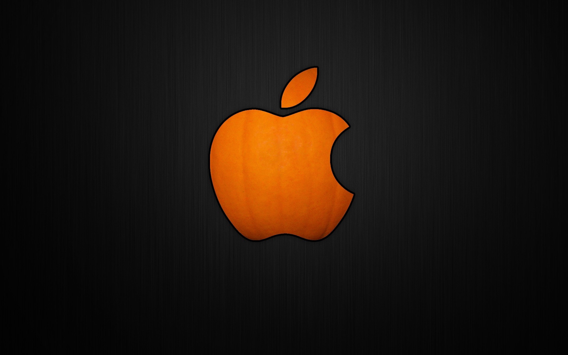 apple desktop dark background pumpkins