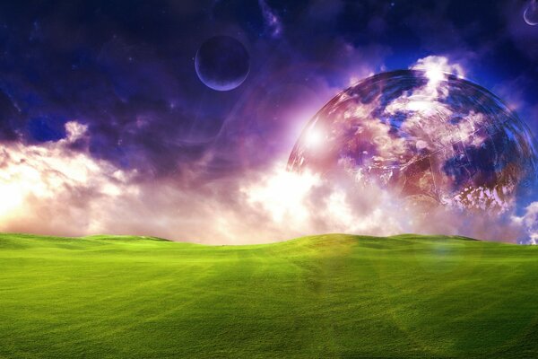 Fantastic image. Neighboring planet