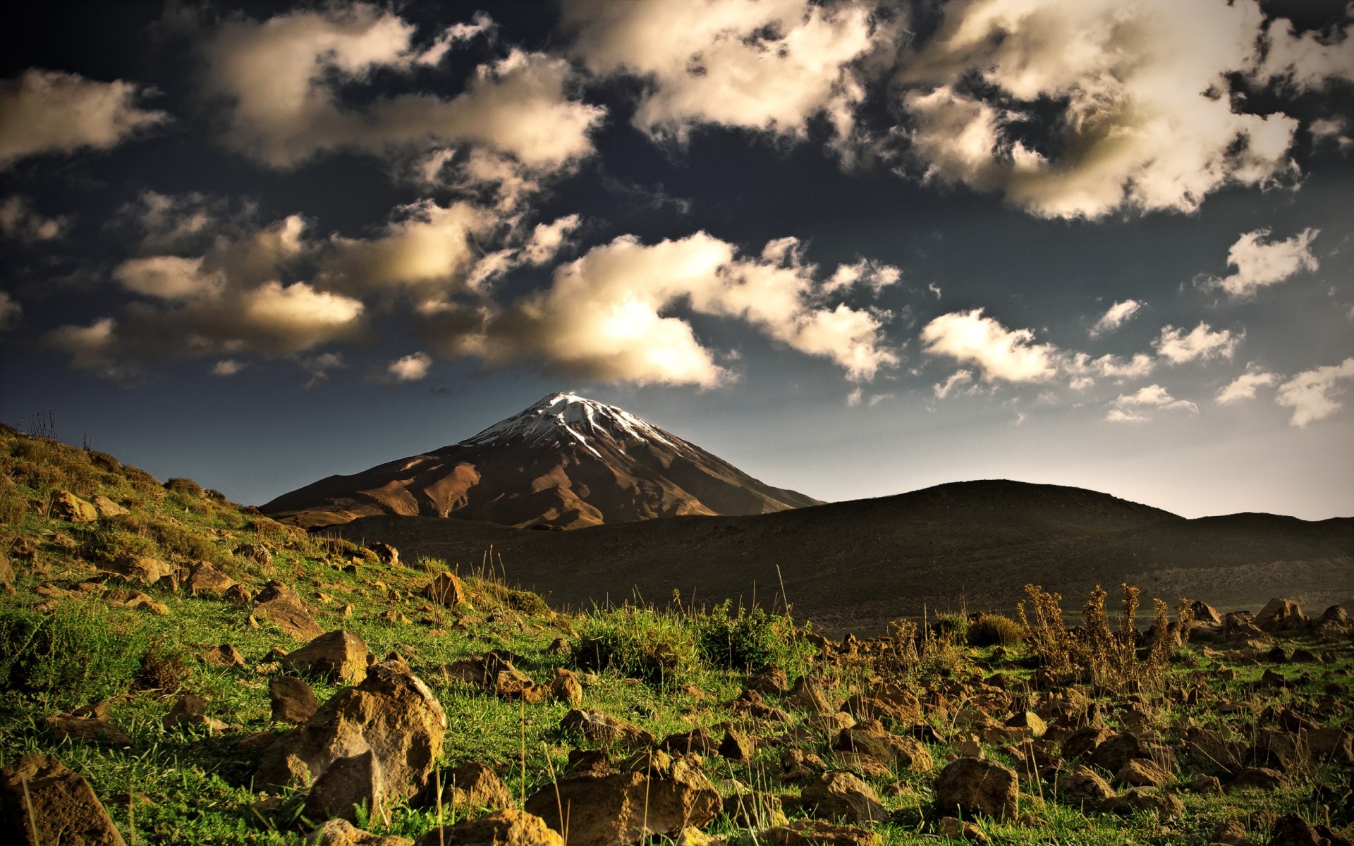 景观 景观 户外 山 旅游 日落 天空 火山 黎明 自然 demavend