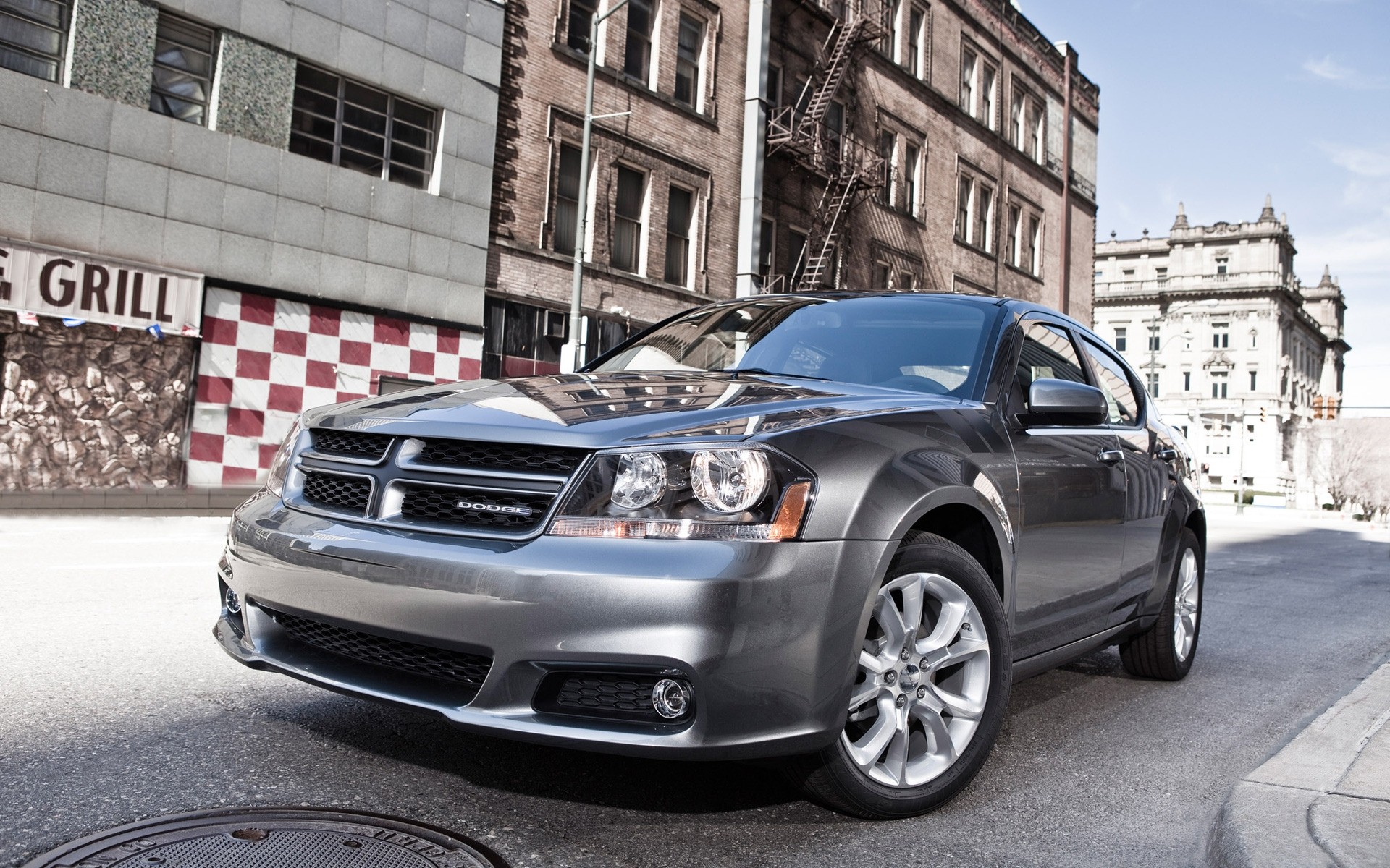 dodge car vehicle transportation system wheel automotive pavement luxury street classic road drive dodge avenger