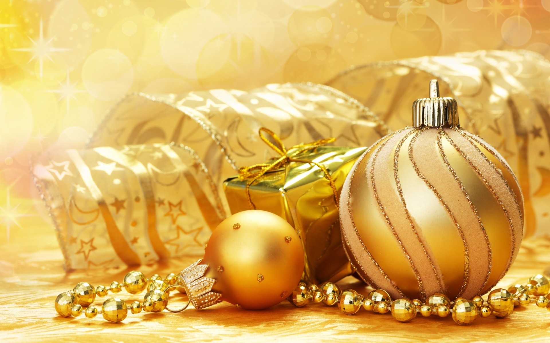 рождество украшения праздник золото нить светит зима подарок мяч традиционные лук рабочего стола роскошные витиеватый мерри круглый коробка стекло украшения шары подарочная коробка