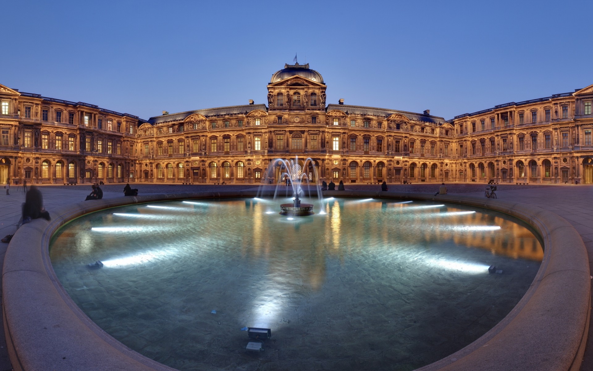 france architecture voyage ville maison fontaine eau à l extérieur crépuscule ciel administration réflexion vieux lumière tourisme antique point de repère soir lumière du jour urbain drh louvre fonds d écran