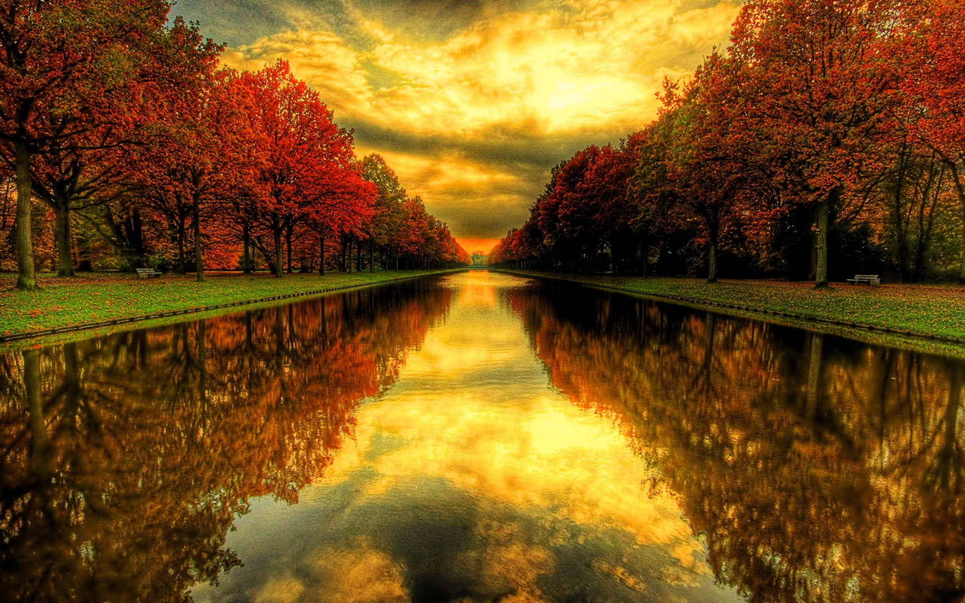 herbst herbst baum landschaft natur blatt im freien wasser holz fluss dämmerung reisen park landschaft bäume see reflexion