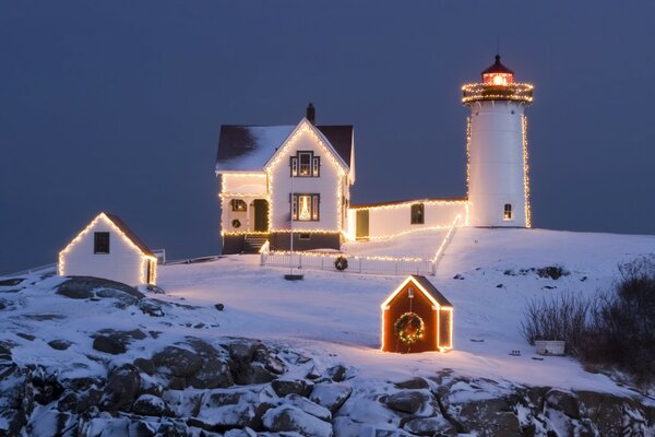 Le bout du monde. Hiver. Saint-Nicolas