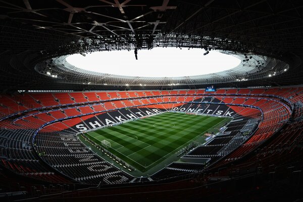 Grand stade sportif vide