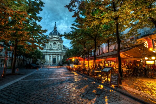 The magic of the French evening street