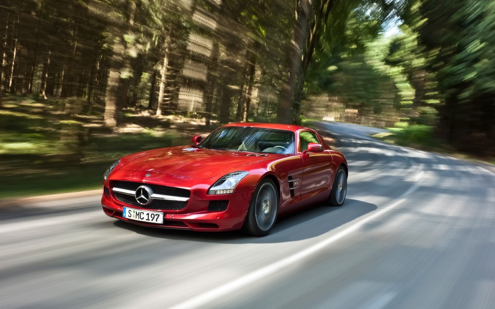 mercedes-benz car blur blacktop pavement vehicle asphalt action road hurry mercedes benz sls sls amg