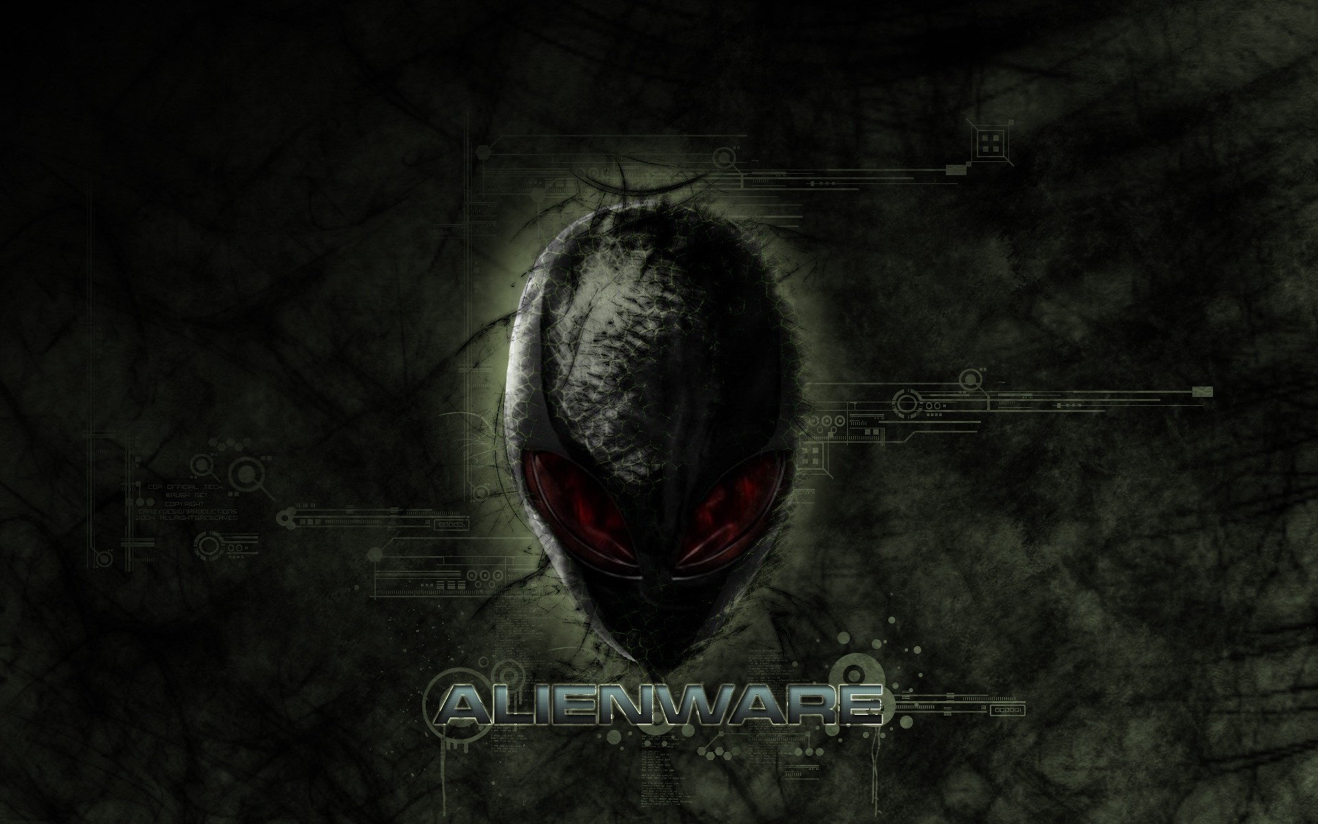 alienware dark desktop horror vicious