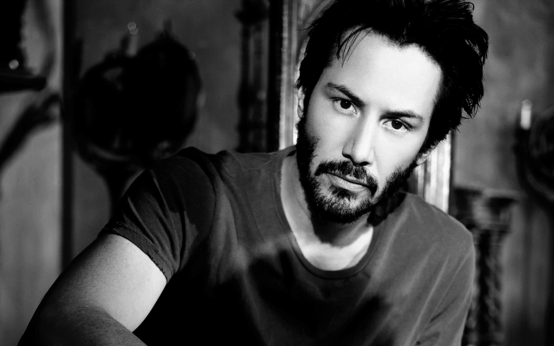 schauspieler porträt mann ein erwachsener monochrom straße musik männlich schauspieler schwarz / weiß keanu charles reeves