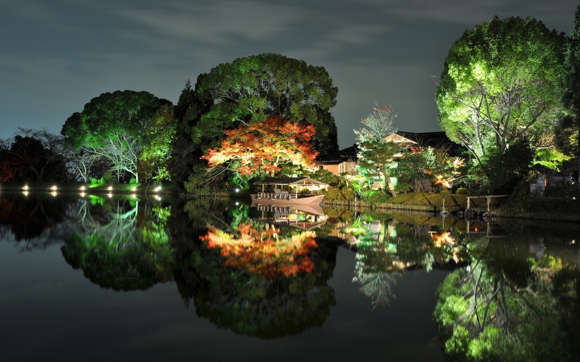 paysage arbre eau jardin nature réflexion voyage feuille architecture lac flore à l extérieur parc paysage arbres lumière