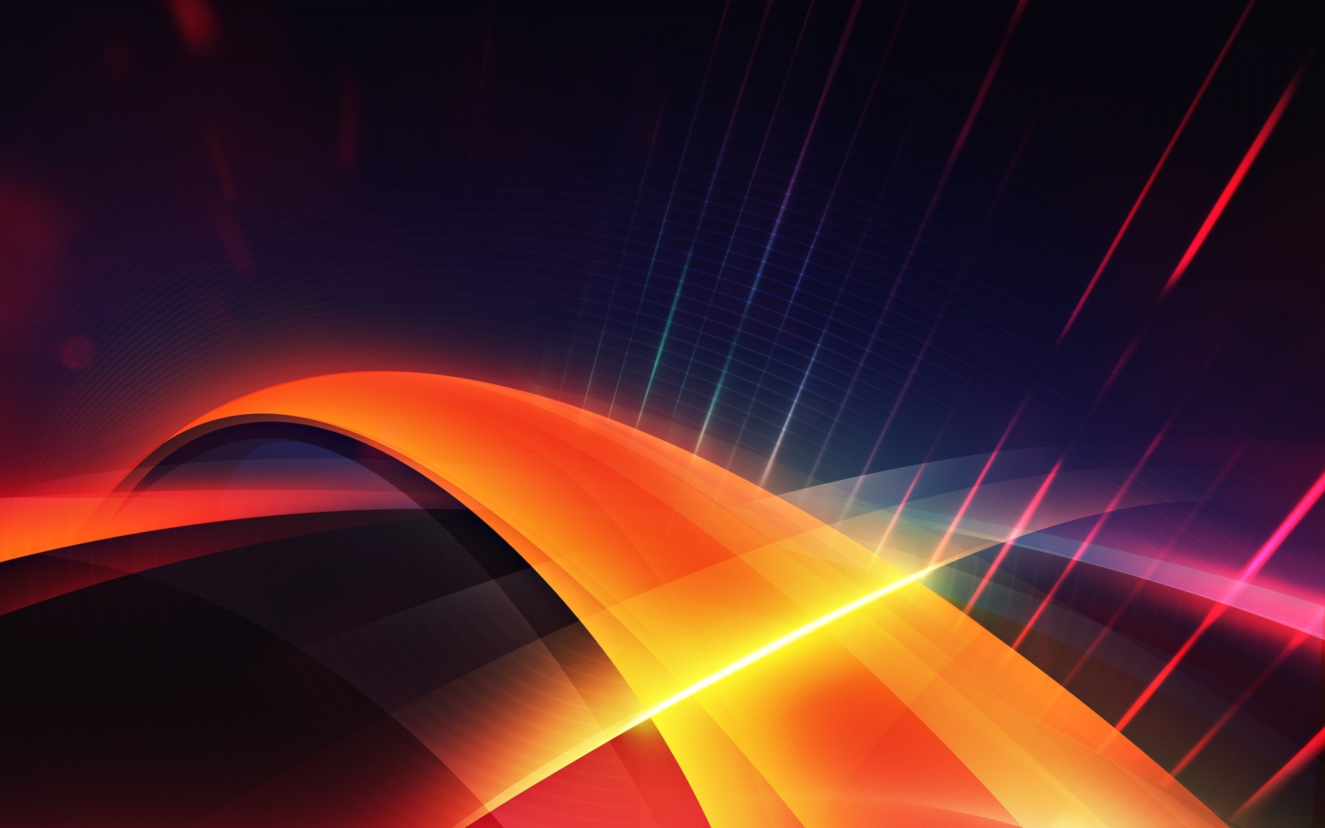 abstract dynamic motion fractal blur energy light wallpaper art futuristic line