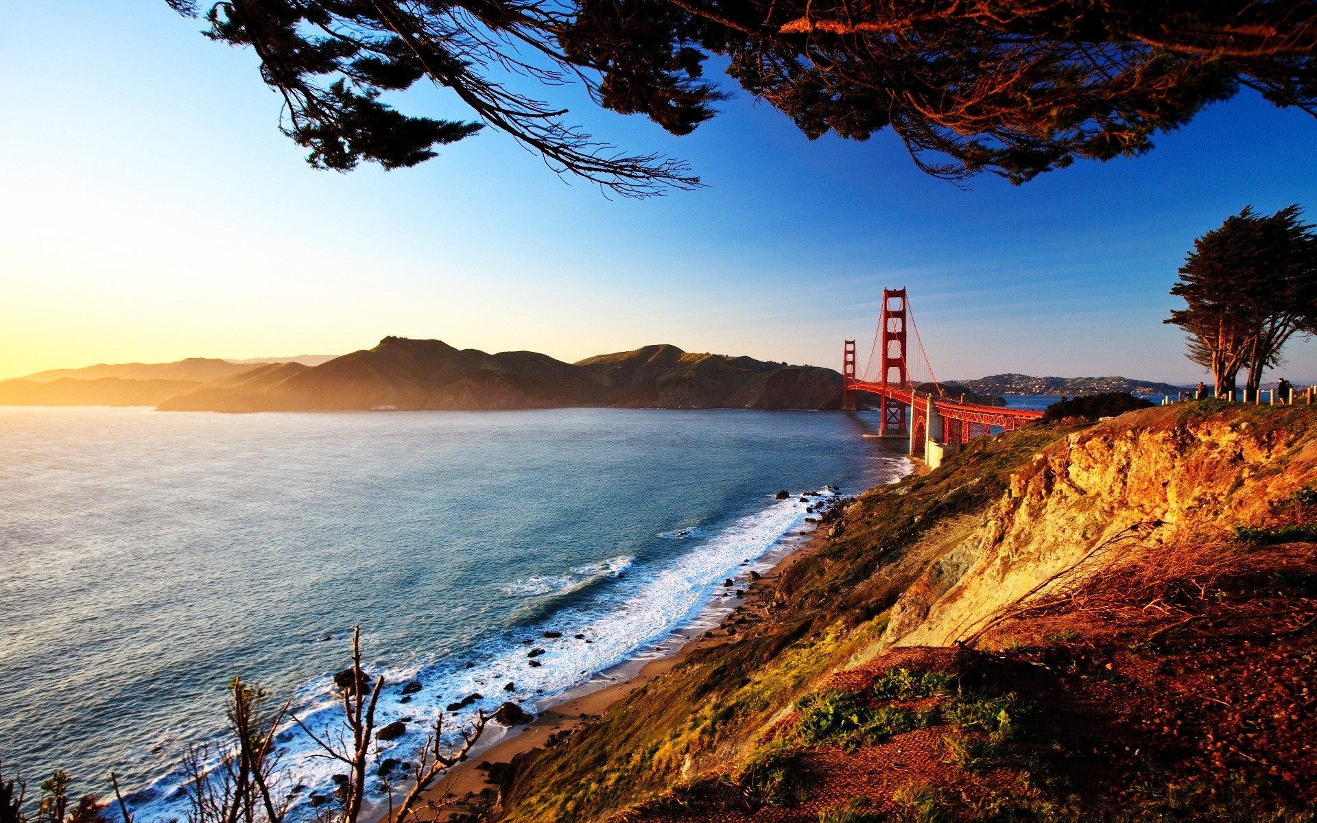 estados unidos agua puesta de sol mar mar viajes cielo amanecer noche playa paisaje océano al aire libre naturaleza crepúsculo bahía paisaje río árboles