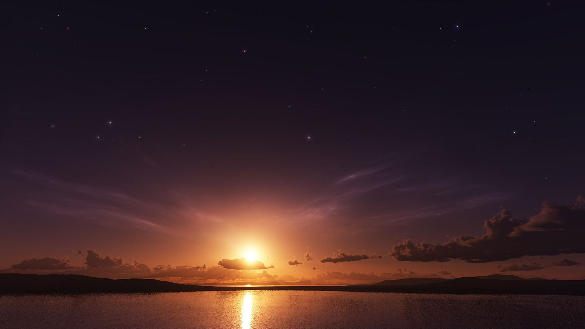 закат и рассвет луна закат солнце астрономия небо рассвет сумрак вечером воды пейзаж затмение природа озеро море пляж отражение