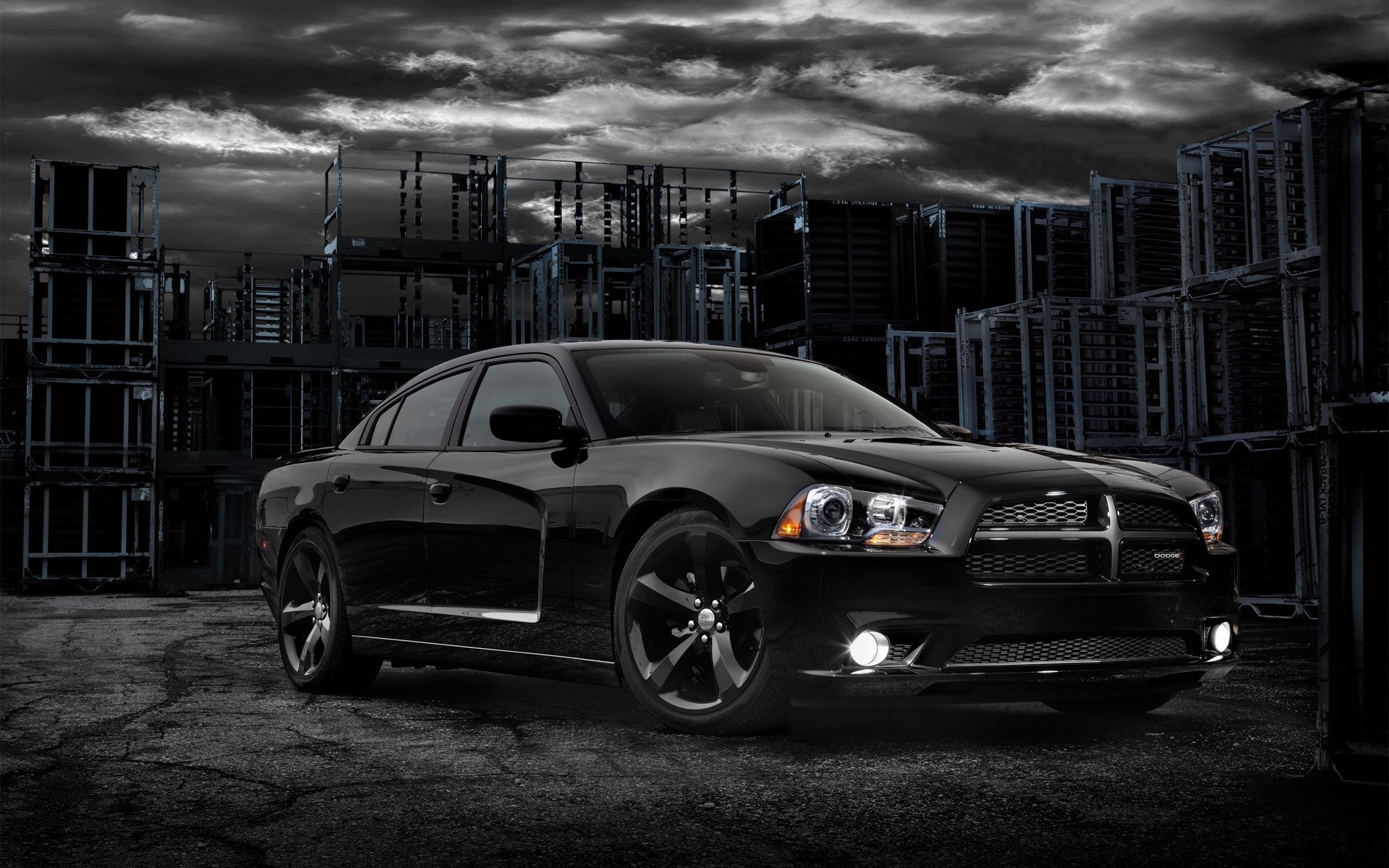 dodge auto veicolo sistema di trasporto monocromatico strada urbano automobile dodge charger