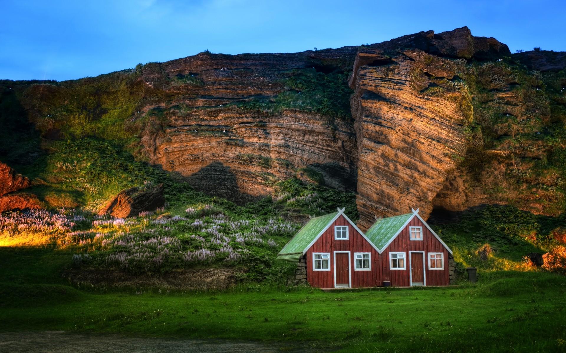 landschaft landschaft im freien natur reisen landschaftlich berge haus himmel tal rock steine wald