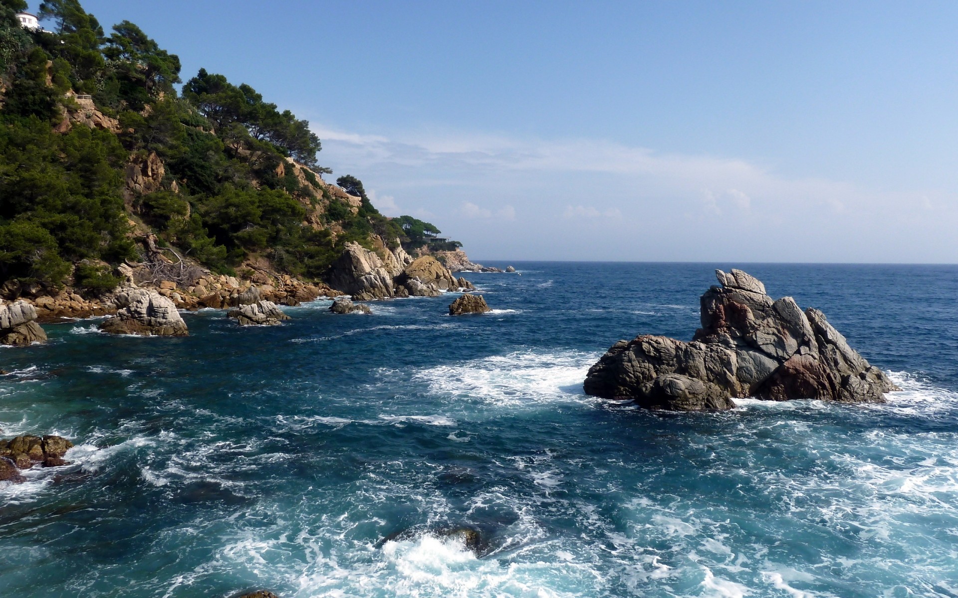 landscapes water seashore sea travel ocean rock beach landscape sky nature vacation seascape summer outdoors scenic surf wave rocky hill