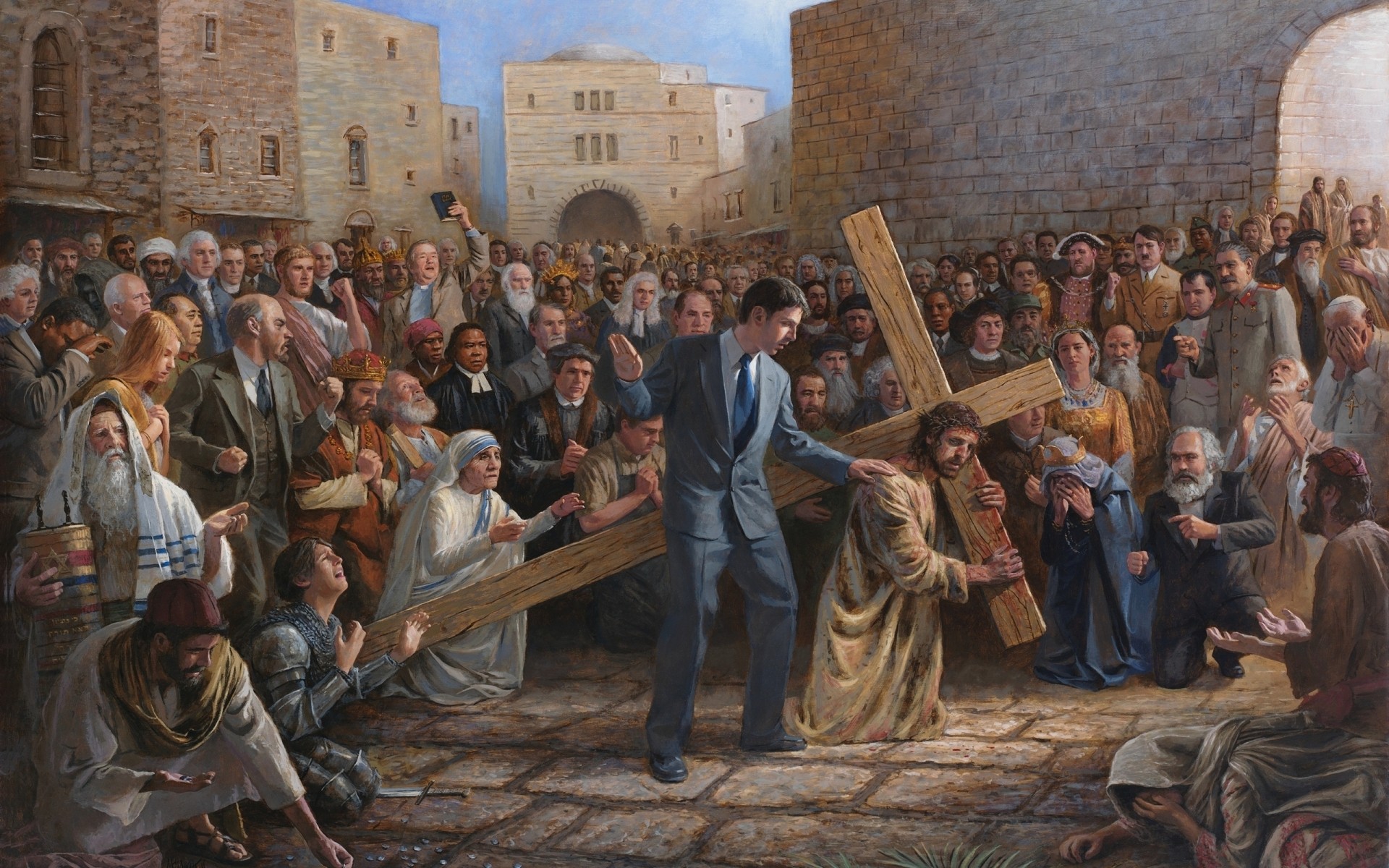 многие группа религия взрослый женщина человек толпа церемония носить ребенок пасха сцена бог