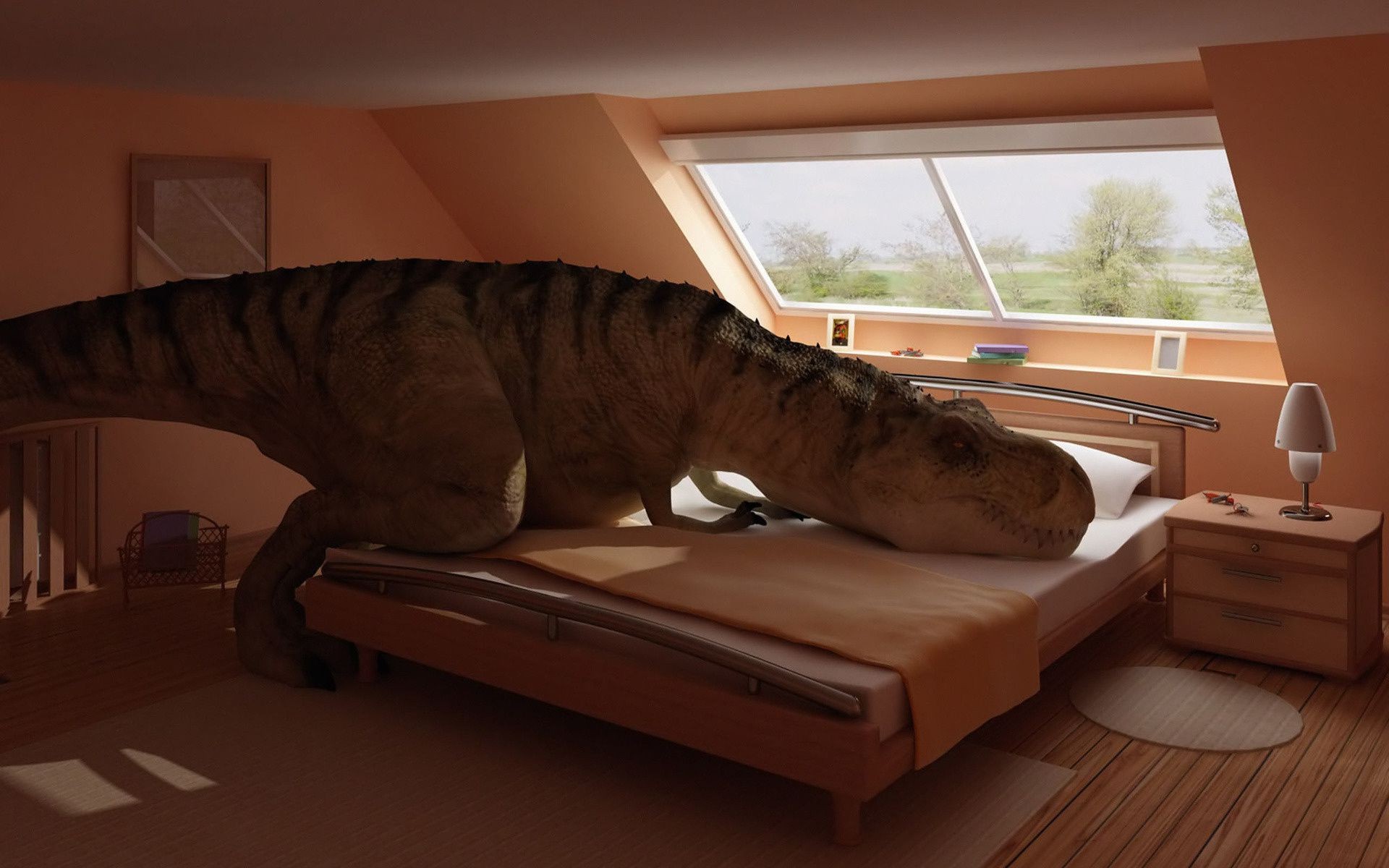 dinosaurier drinnen zimmer möbel fenster sofa platz reisen licht holz