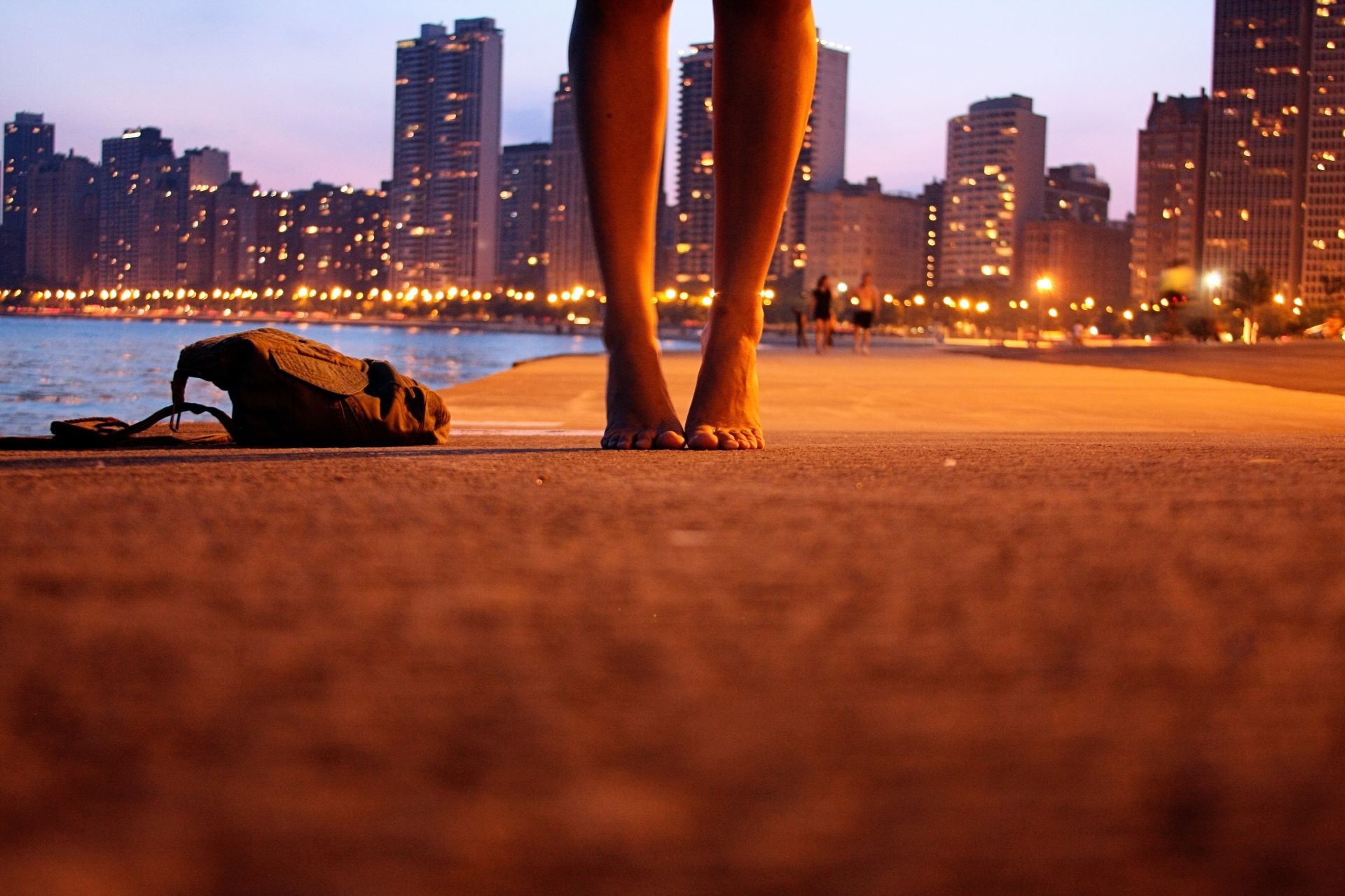 пляж город закат море вечером воды путешествия моря океан свет город улица сумрак дом небоскреб отражение рассвет городской архитектура скайлайн