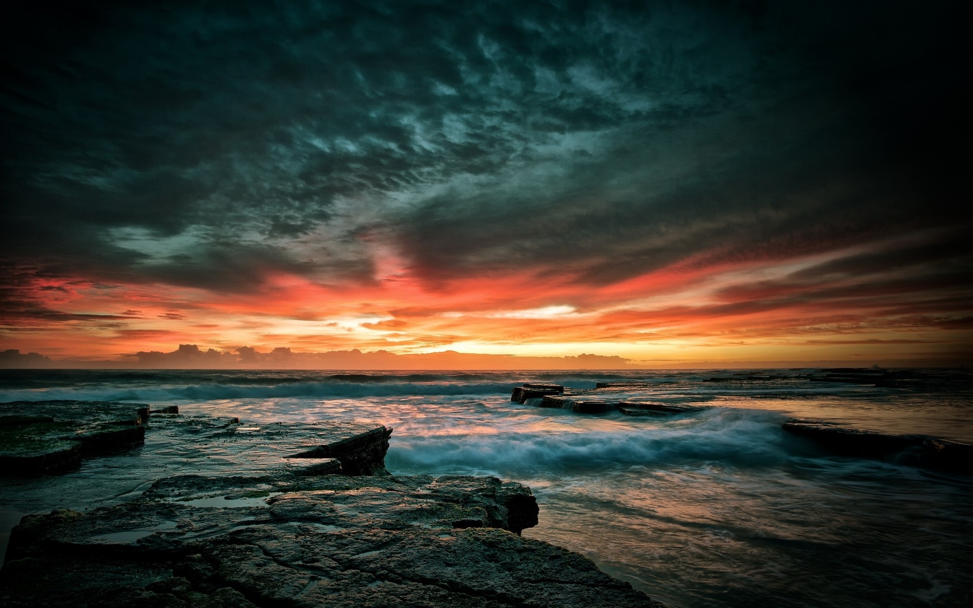 paisagens pôr do sol água crepúsculo noite amanhecer mar oceano praia sol paisagem céu mar pedras fundo paisagem