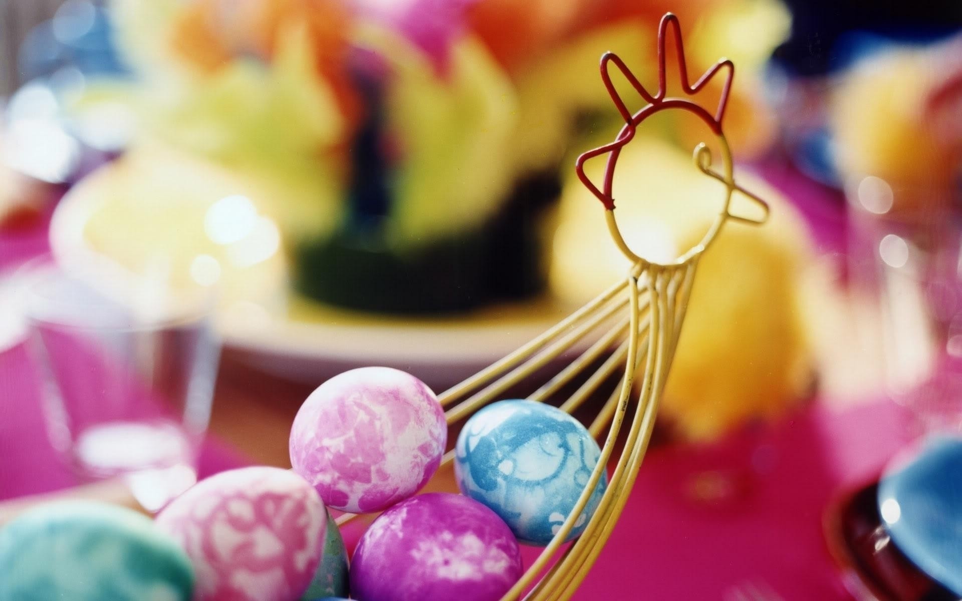 pasqua vacanza decorazione candela natale colore cibo tavolo vahation uovo sfondo