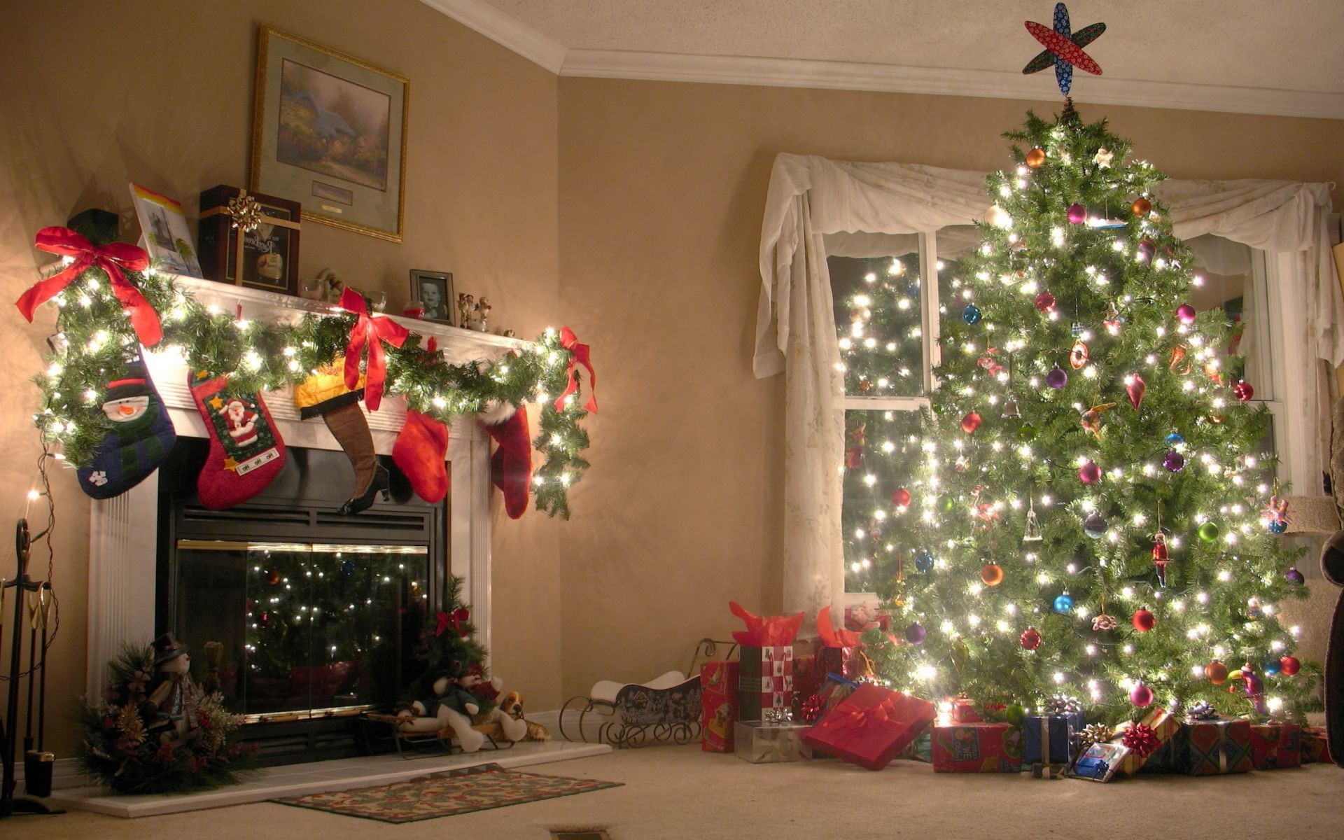 año nuevo navidad árbol de navidad diseño de interiores invierno decoración vacaciones interior habitación árbol familia corona