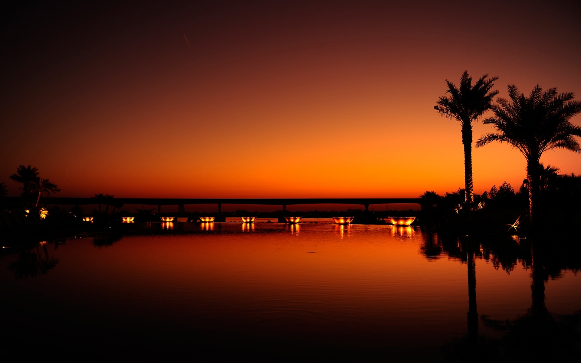 vereinigte arabische emirate sonnenuntergang dämmerung strand silhouette wasser sonne dämmerung abend hintergrundbeleuchtung himmel baum reisen nacht landschaft hintergrund