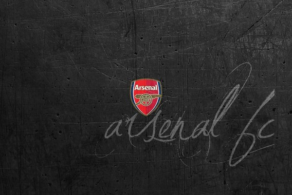 Logo de l Arsenal de klutsba sur tableau noir