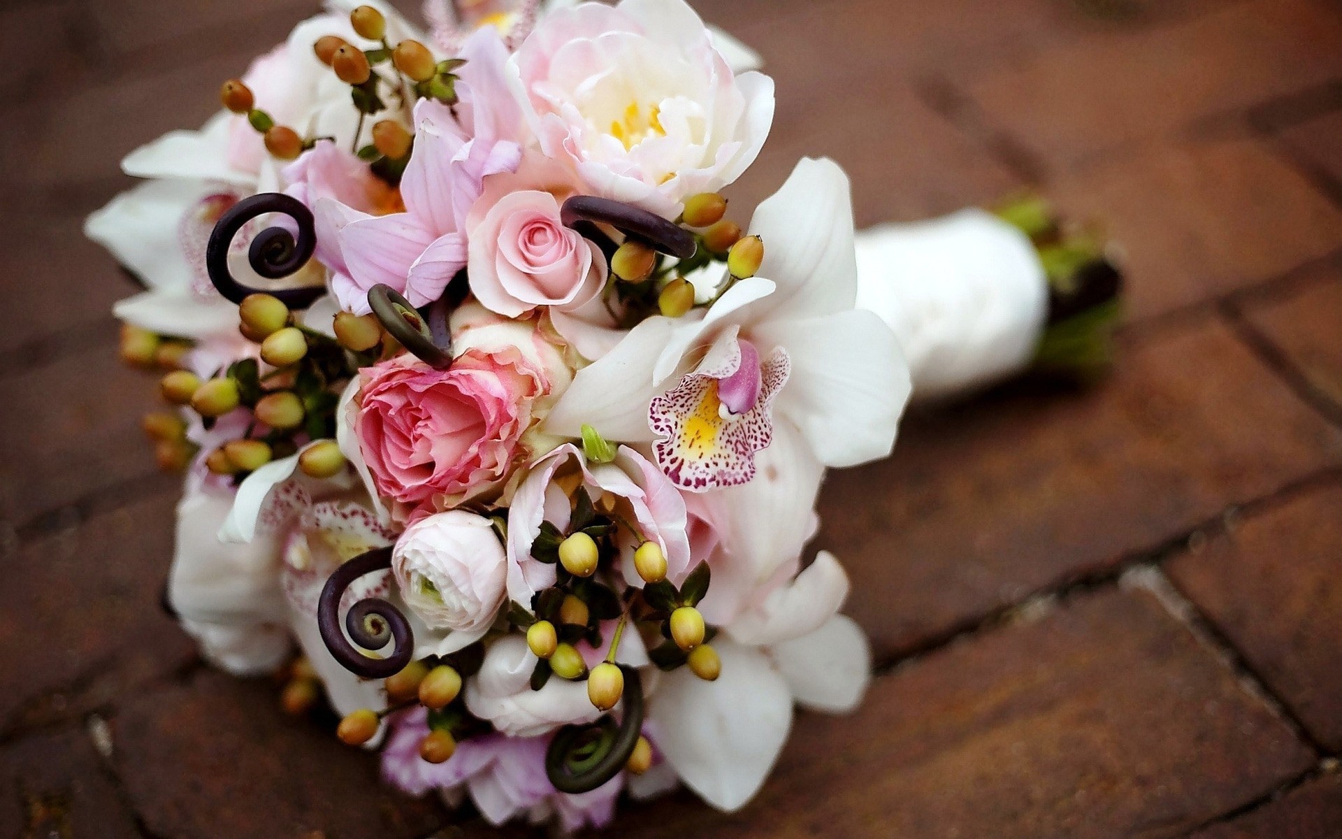 flores flor boda decoración ramo rosa