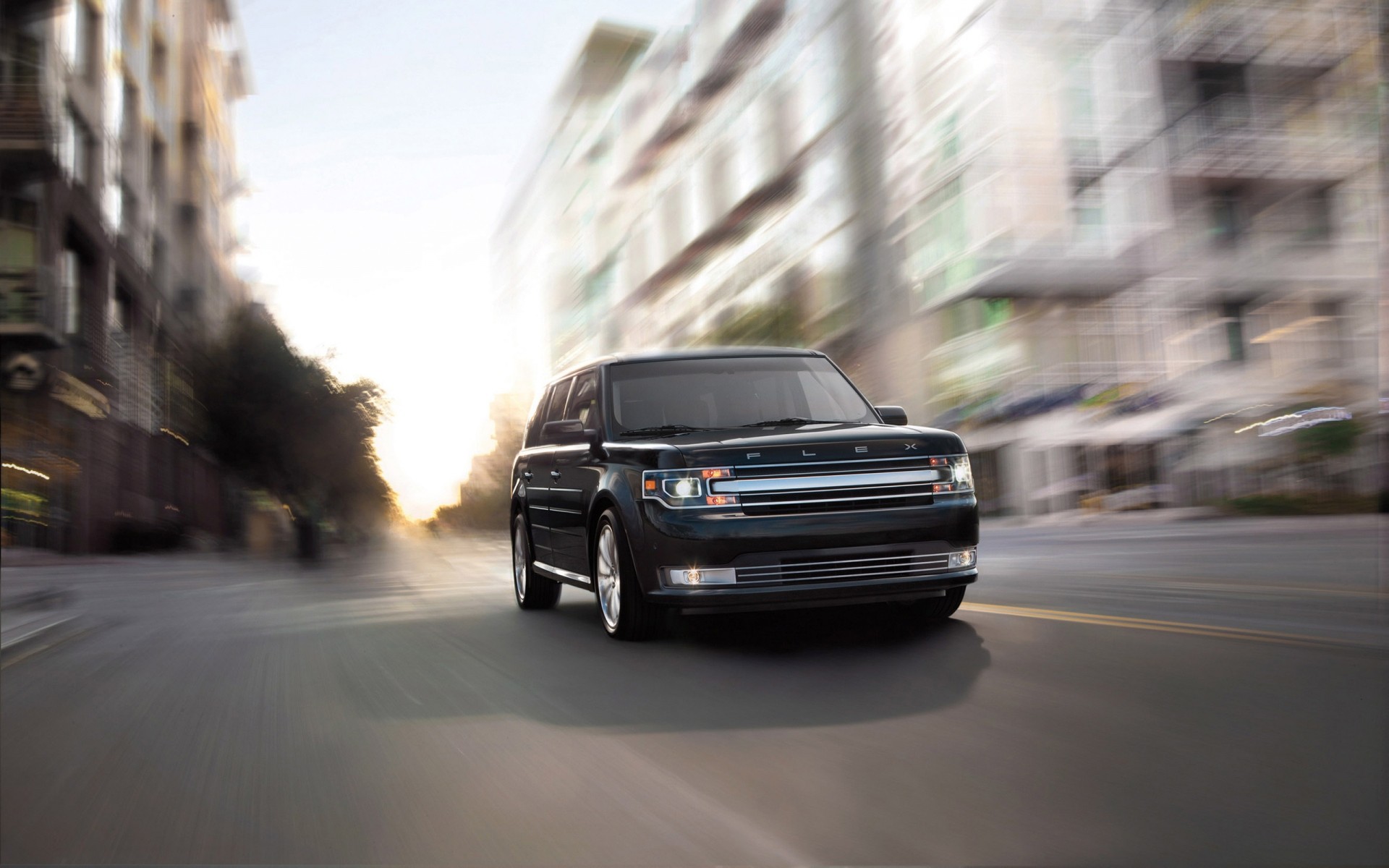 ford voiture flou route voiture système de transport rue trafic asphalte action trottoir voyage dépêchez-vous ville rapide lecteur noir ford flex