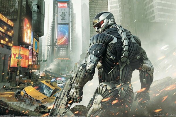 Crysis 2 кризис город crytek