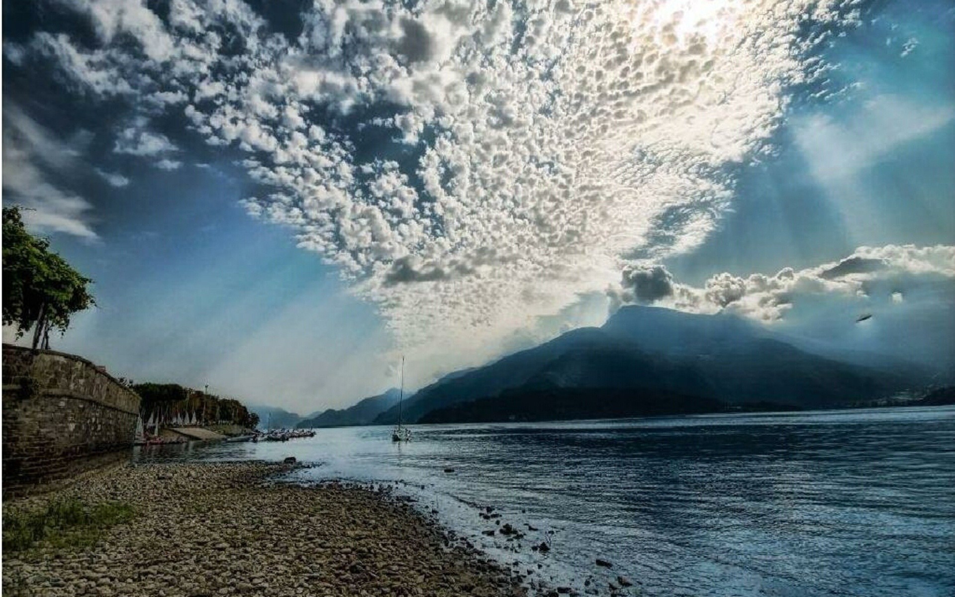 italy water travel landscape sky seashore ocean nature sea beach outdoors mountain scenic tourism