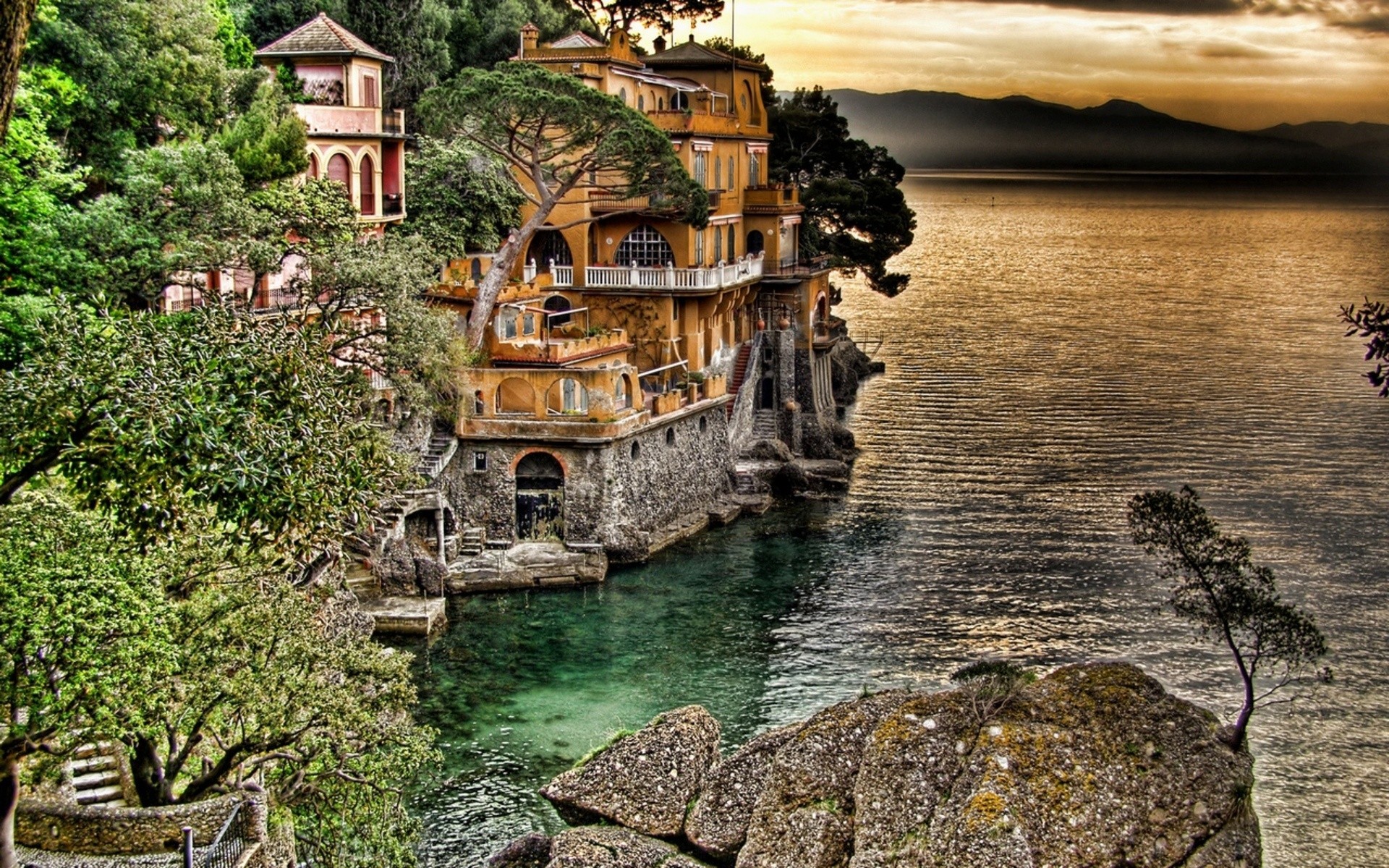 страны архитектура природа море Италия без смс