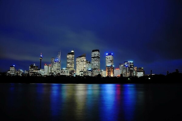 An Australian city from an interesting angle