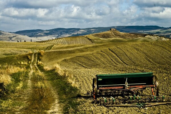 Paysage rural Italien