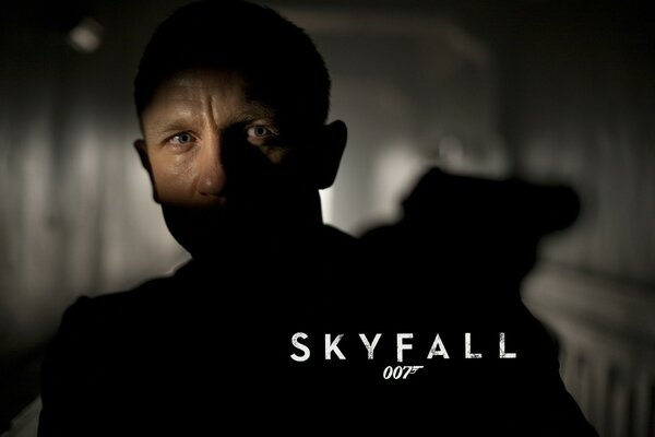 Film James Bond Agent 007. Skyfall. Porträt des Protagonisten