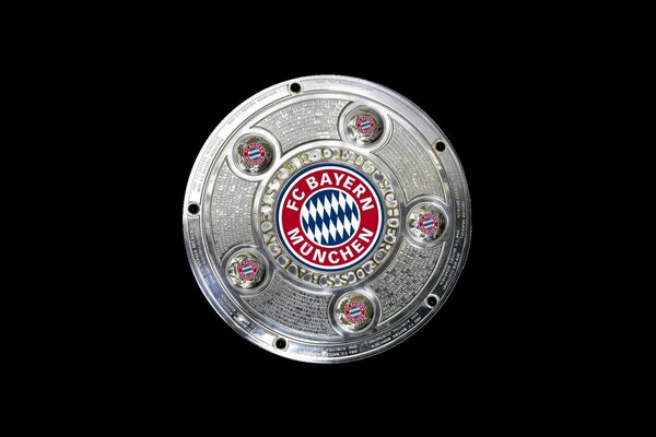 The logo of the Bayern Football Club