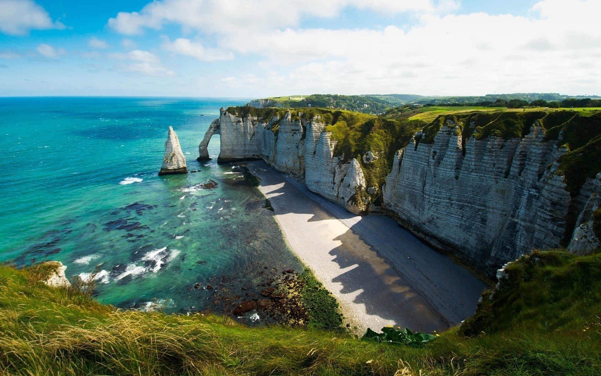 landscapes water seashore landscape travel rock sea ocean beach scenic outdoors nature sky island daylight blue sea background