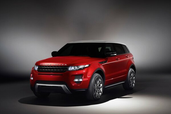 Schickes rotes Range Rover-Auto