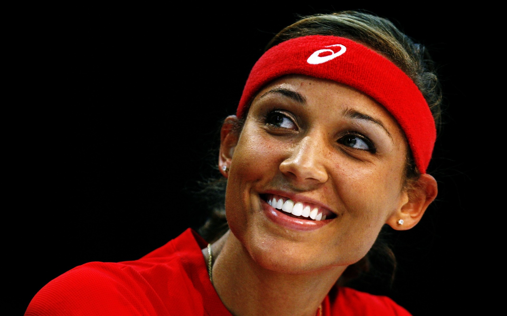 носить портрет один конкурс взрослый женщина выражение лица спортивное оборудование лори джонс поле спортсмен отслеживать спортсмена