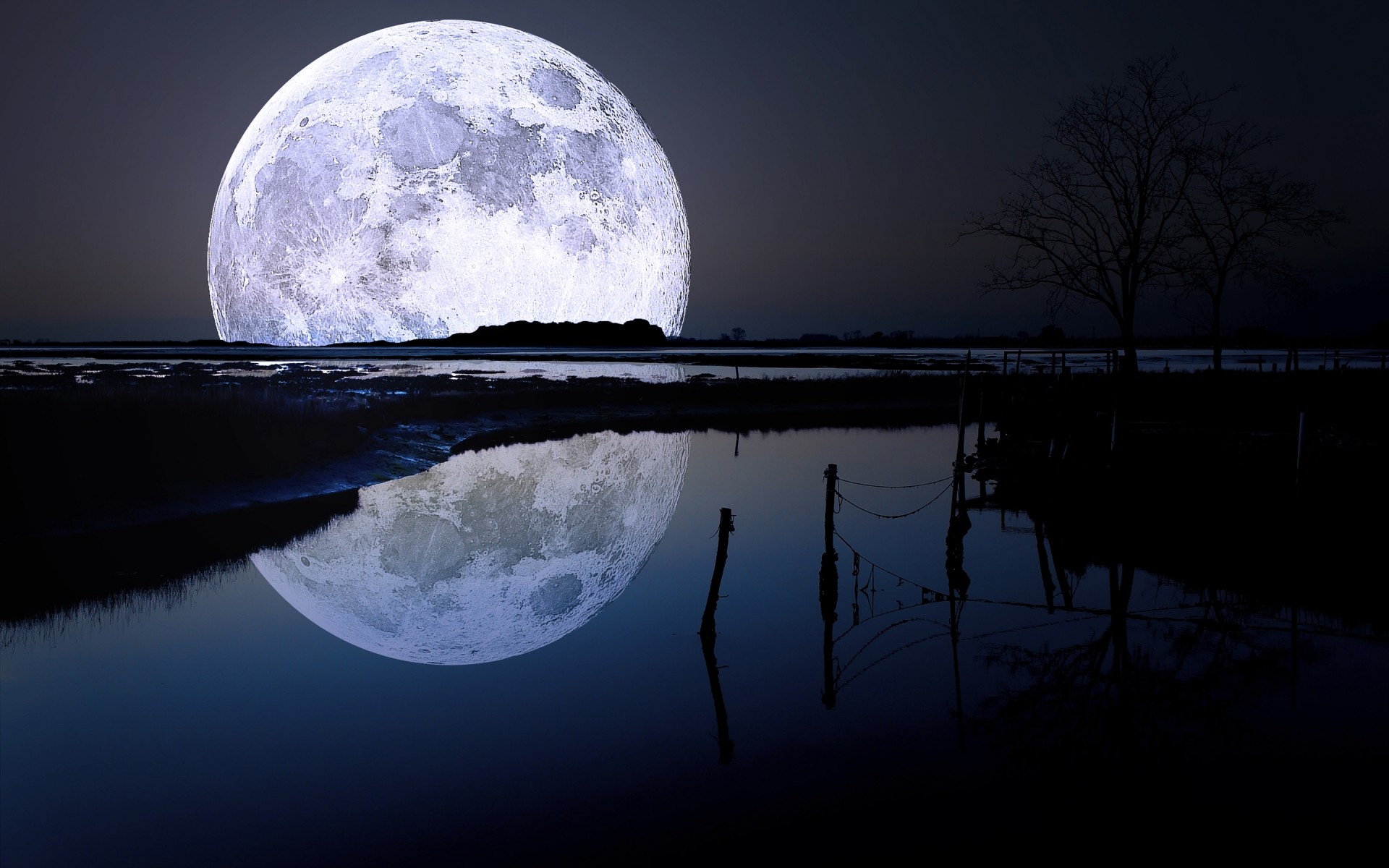 landscapes moon sky water reflection snow winter travel light landscape planet sun dark ocean astronomy dawn lake mirror sunset nature night landscape background