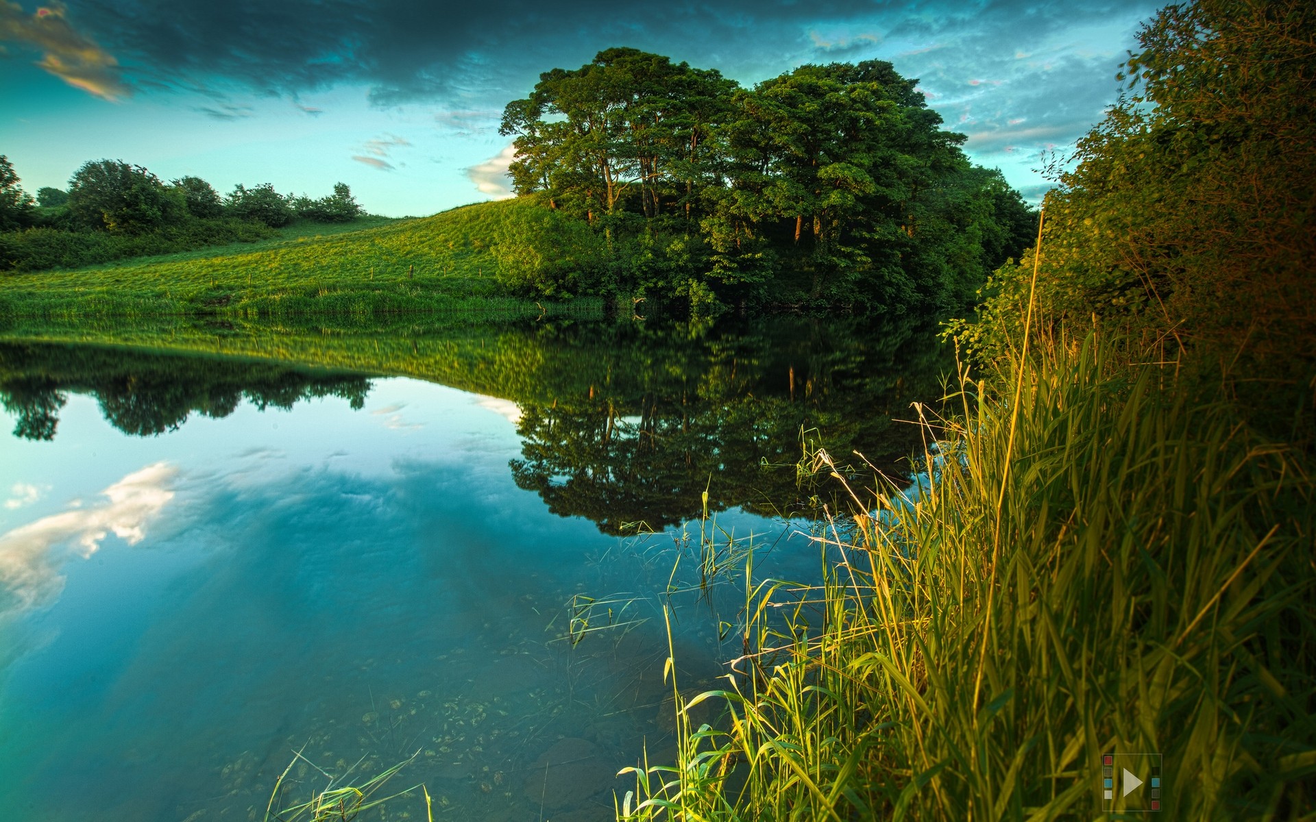 landscapes water landscape lake river nature tree travel reflection sky outdoors wood grass dawn pool hills background